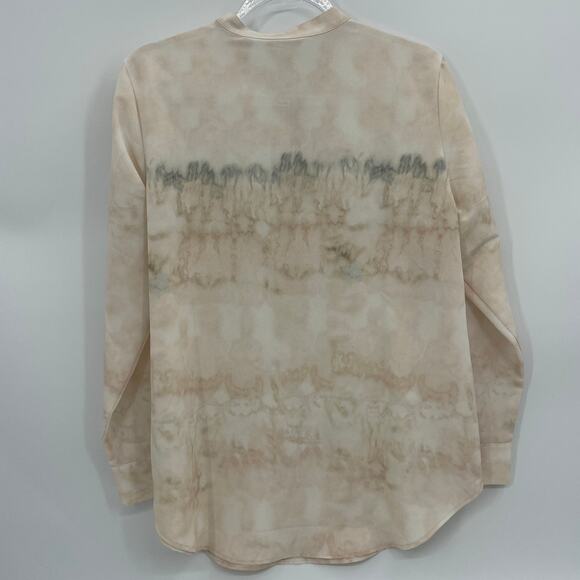 SOFT SURROUNDINGS Watercolor Adriana Shirt Size L Long Sleeve Tunic Top #2AR60 - Picture 4 of 6